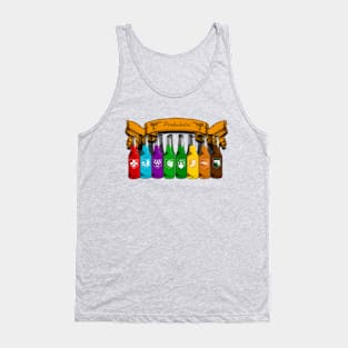 Zombie Perks Top Shelf Perkaholic on Emerald Green Tank Top